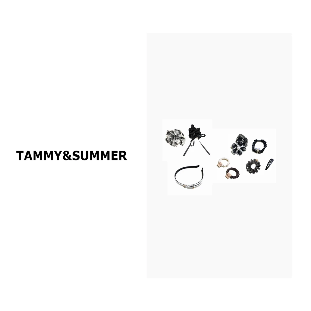 【Tammy&Summer】多种款式百搭简约头饰发饰发圈笑脸黑色发绳249105