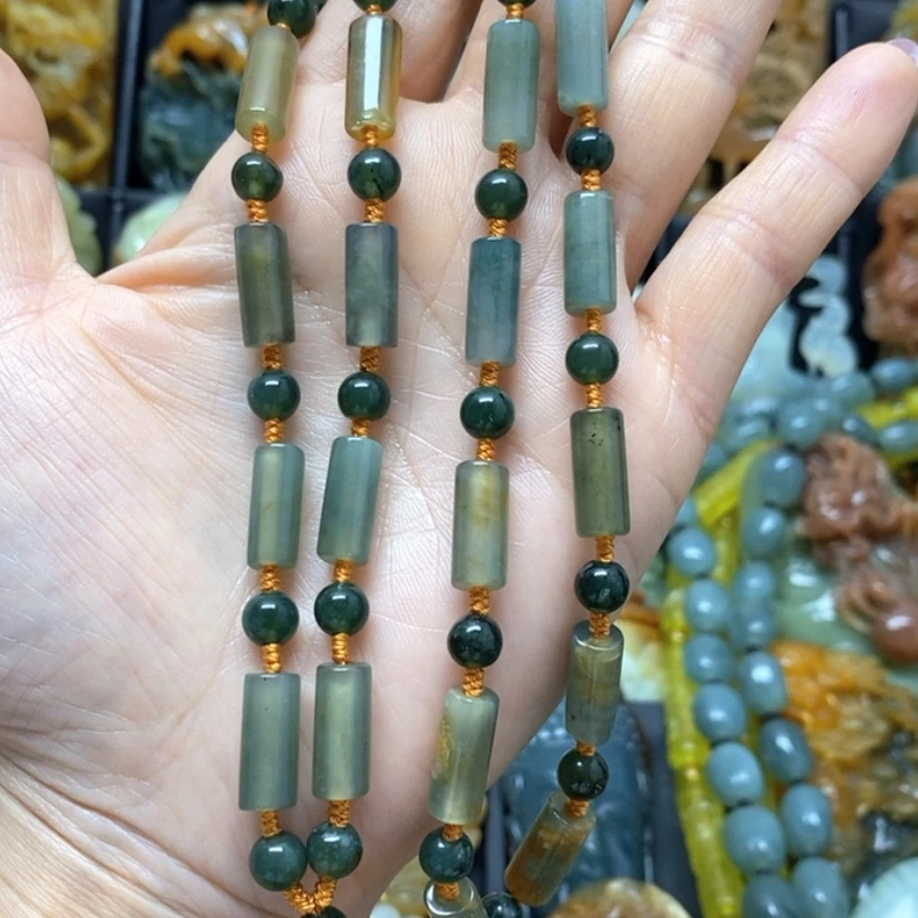 【闪购商品】岫玉珠链未镶嵌用****9