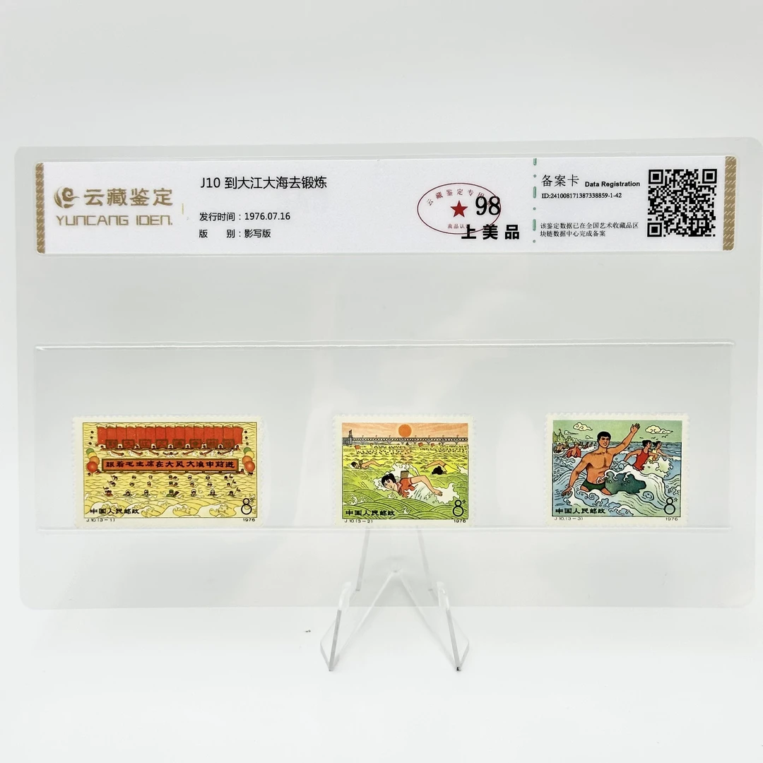 J10 到大江大海去锻炼 YCJD98分 邮票
