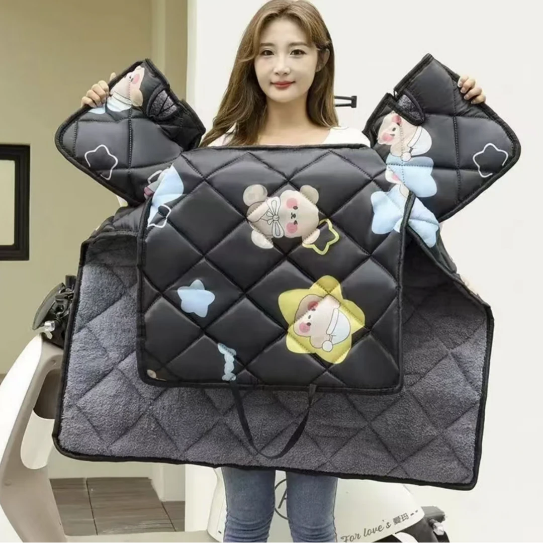 【冬季挡风被】冬季防寒保暖防泼水厚款挡风衣电瓶车摩托车通用