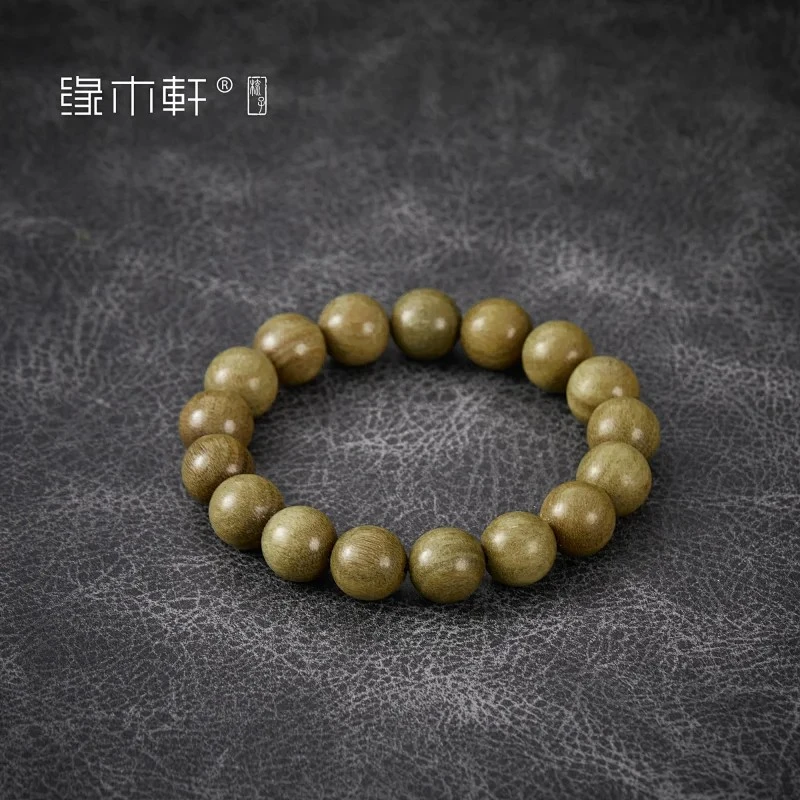绿檀10MM17颗单圈手串 0116