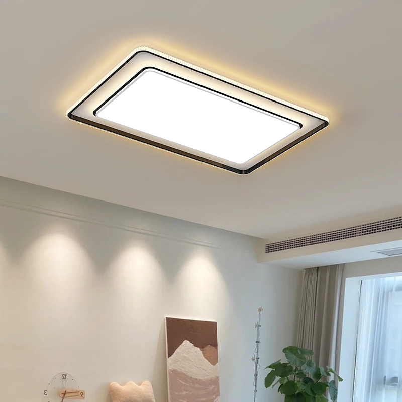 客厅灯吸顶灯轻奢水晶大灯现代简约卧室餐厅灯具