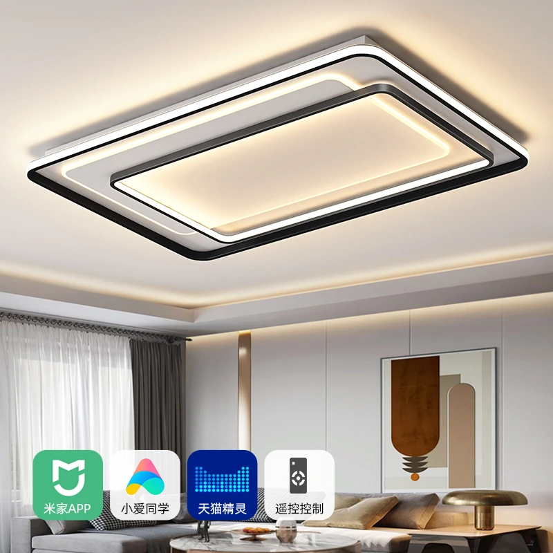 吸顶灯主卧吸顶灯遥控简约房间大气吊灯灯饰