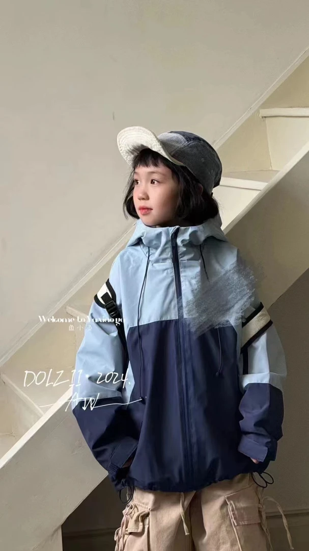 【郭郭童品】新款韩系休闲棉服外套35260