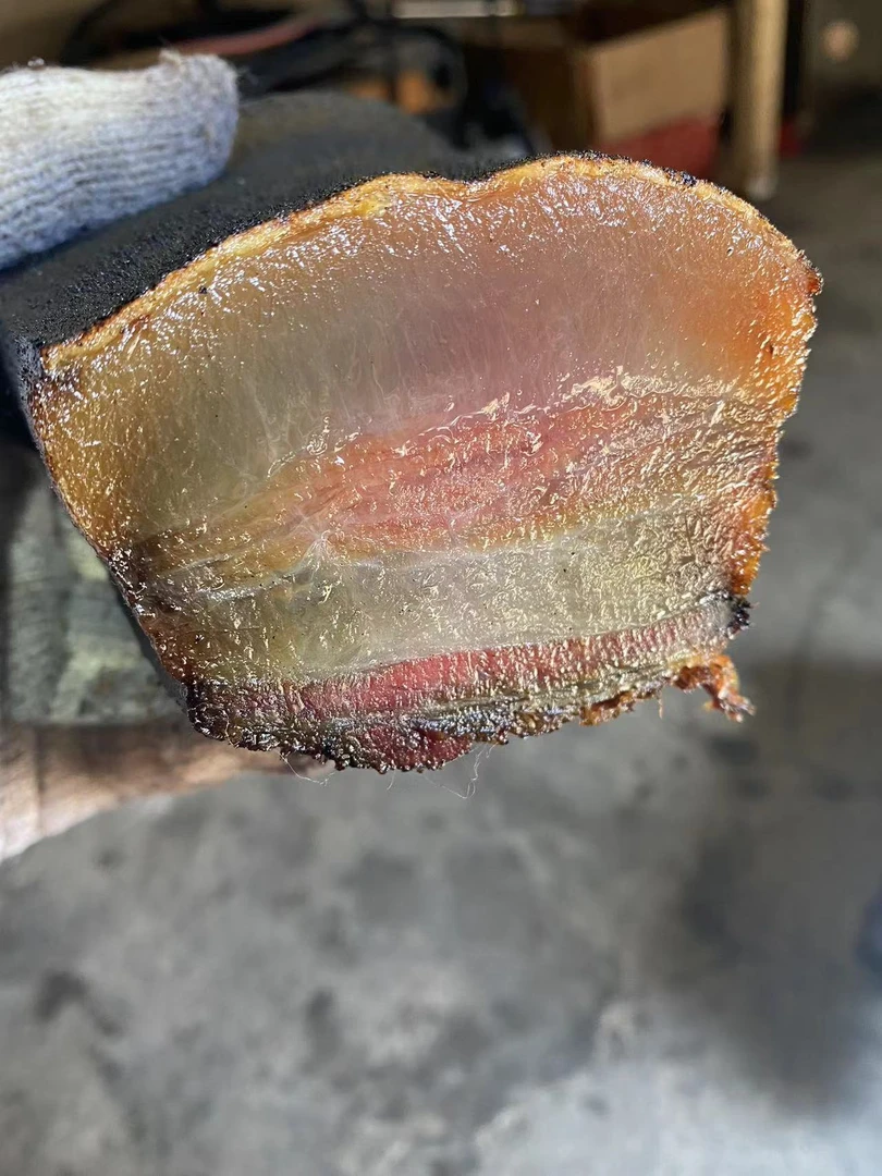 桑子红湖南柴火烟熏腊肉5斤起偏肥烟熏腊肉湖南湘西腊肉营养古法