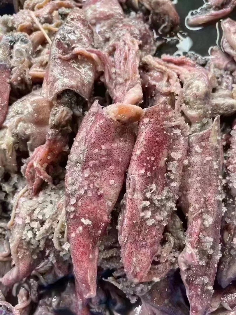 汕尾马宫船腌制咸鱿鱼 尼阿解 （咸鱿鱼剁碎加五花肉抹蒸熟）很好吃