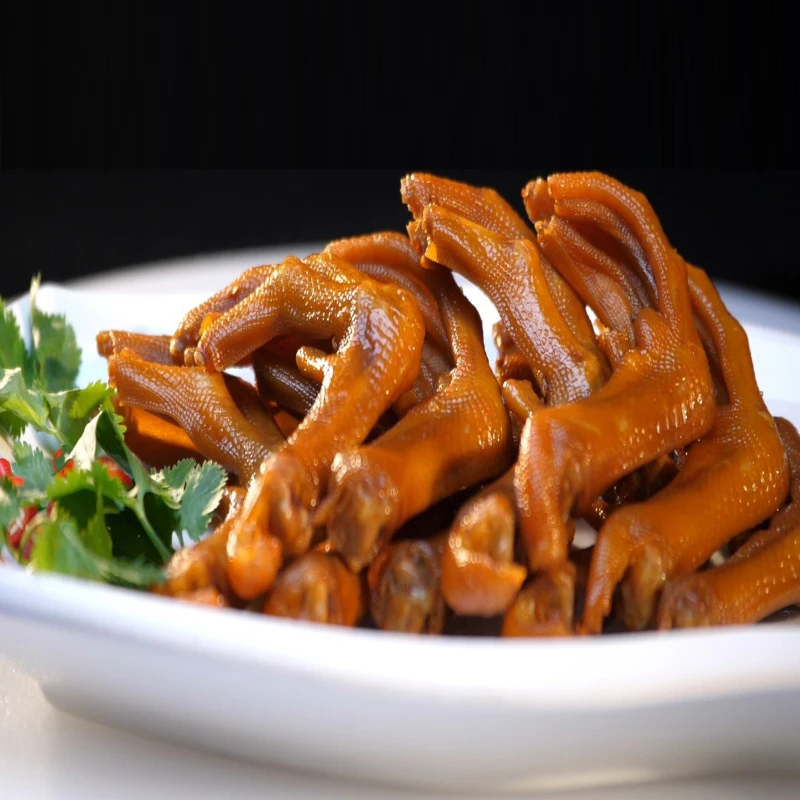 万师傅卤鸭爪（6个）新鲜卤味现卤现发熟开袋即食湖北石首特产微辣