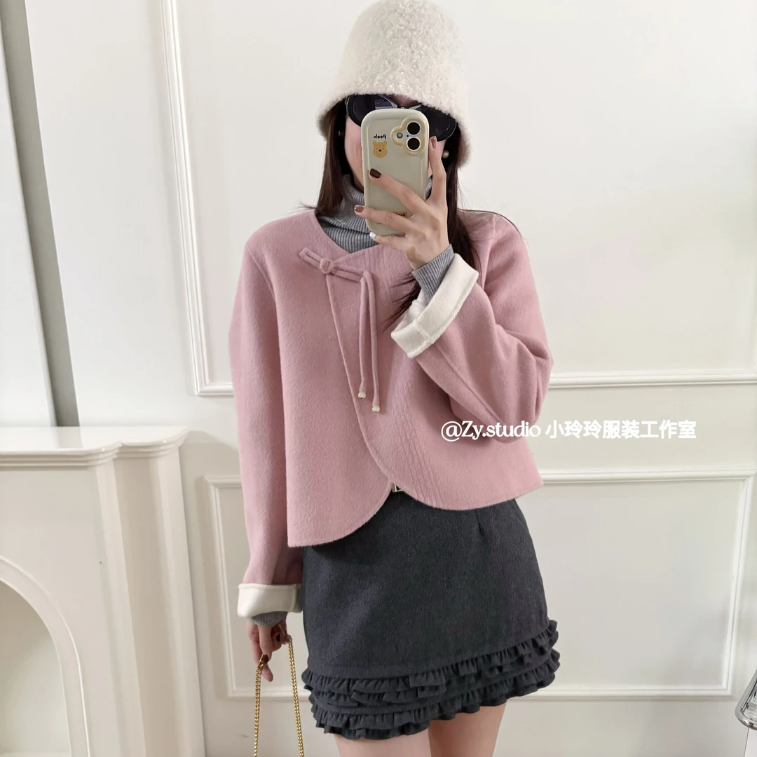 新中式盘扣羊毛外套2705