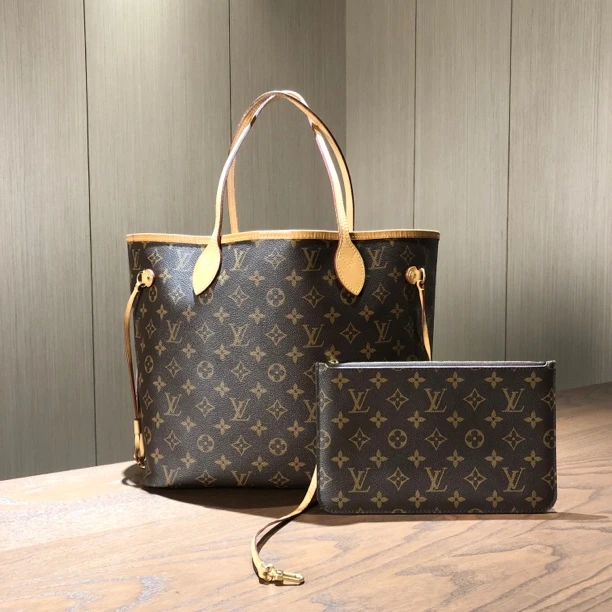 99新  LV路易威登 NF中号托特子母包 尺寸32×28