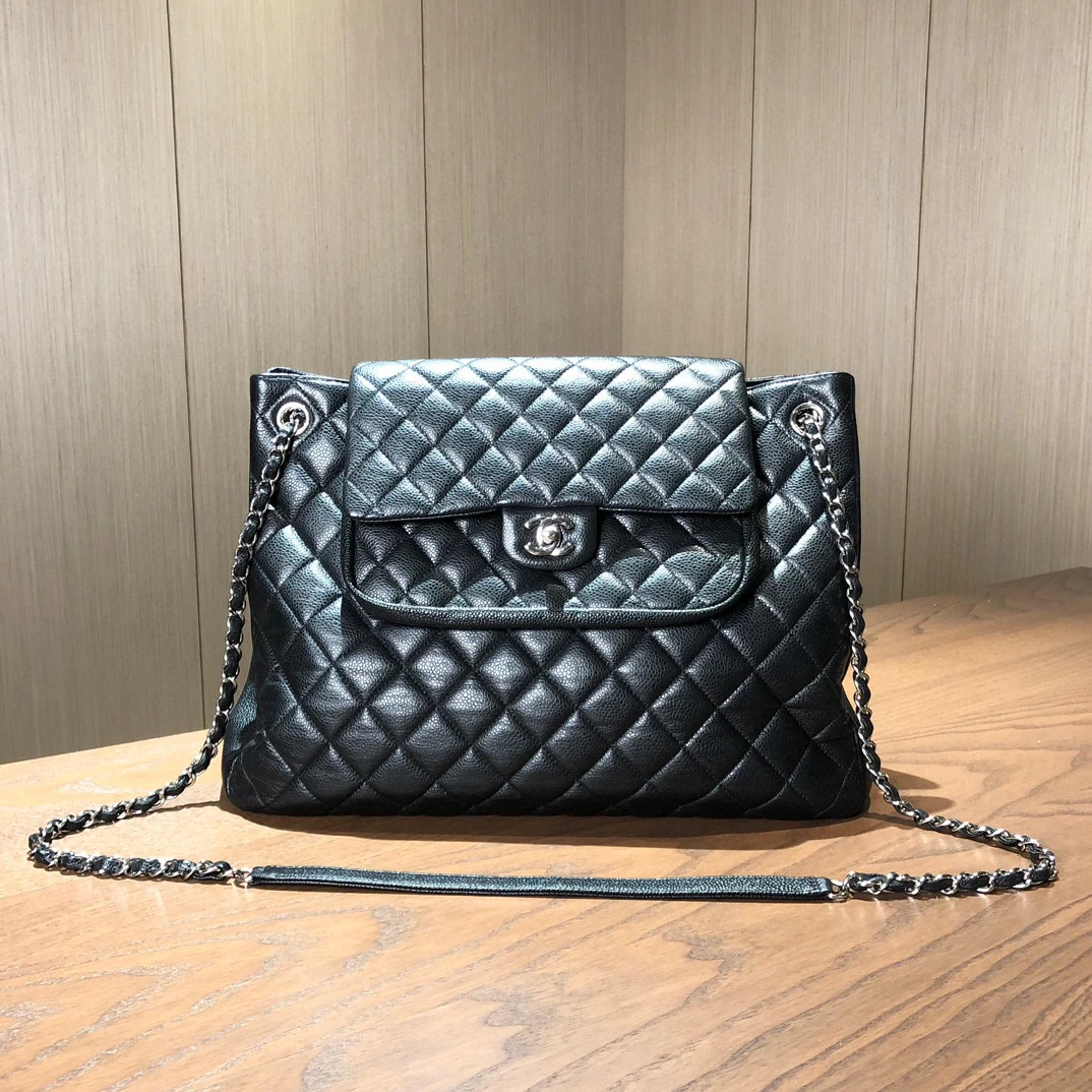 99新    双C托特链条包 18开 尺寸37×26