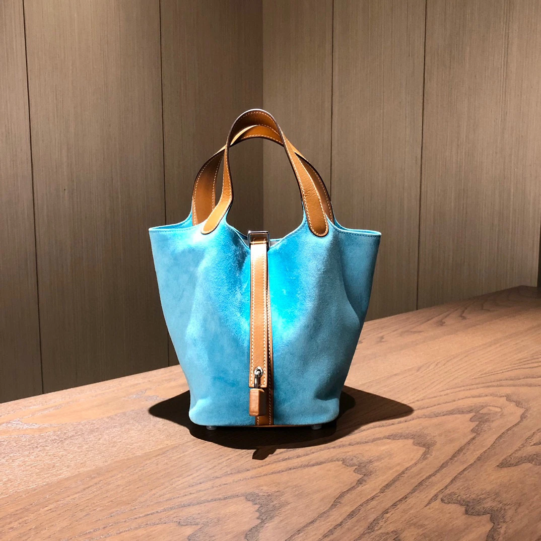 99新  HERMES爱马仕 18菜篮子手提包 尺寸18×18 qk