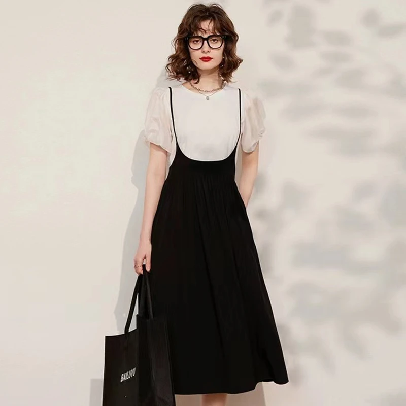 【两件套】时尚气质连衣裙T1203