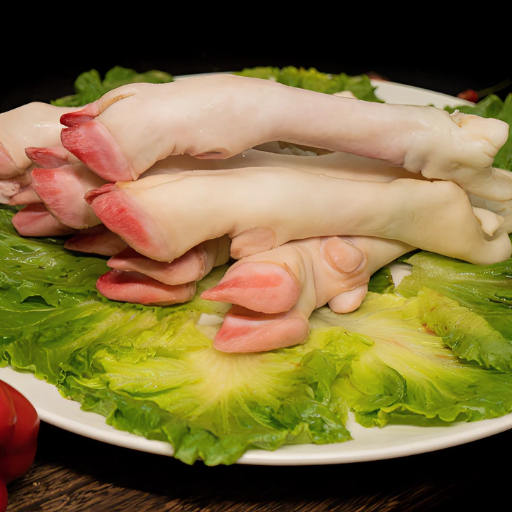 清真波尔山羊蹄生羊蹄带筋含量真空新鲜美送料包农家速冻顺丰发货