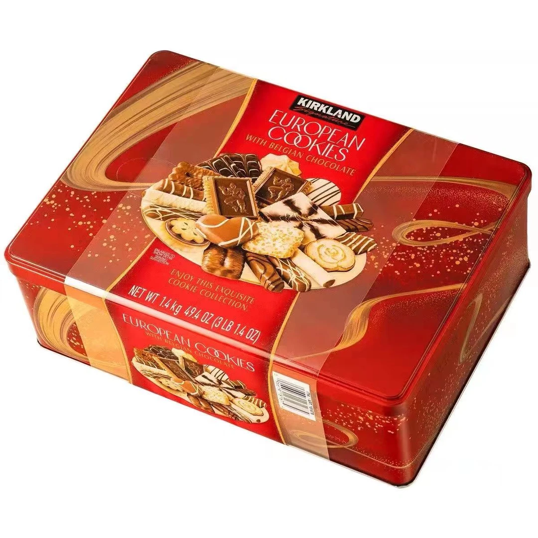 德国进口kipkland柯克兰什锦巧克力味饼干1.4KG礼盒年货送礼