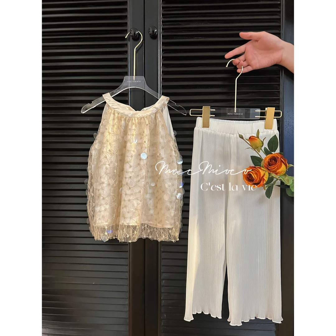 【维多利亚】MACMIOCO | 女童轻奢高级夏季上衣洋气女宝18820