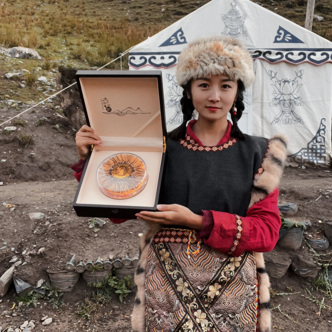 （小阿妹）2024新货冬虫夏草头期虫草礼盒头期干虫草200根礼盒装