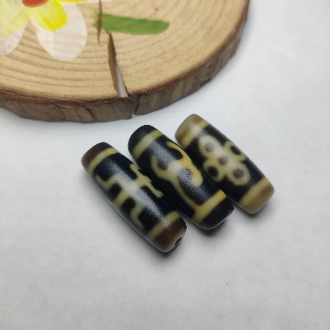 【藏传宝珠】牙黄桶珠台工艺高性价比文玩珠宝玛瑙藏式