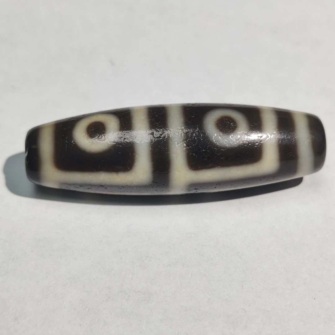 台珠天缘地门四眼39*11.3时尚精致大方款文玩珠宝天珠玛瑙饰品