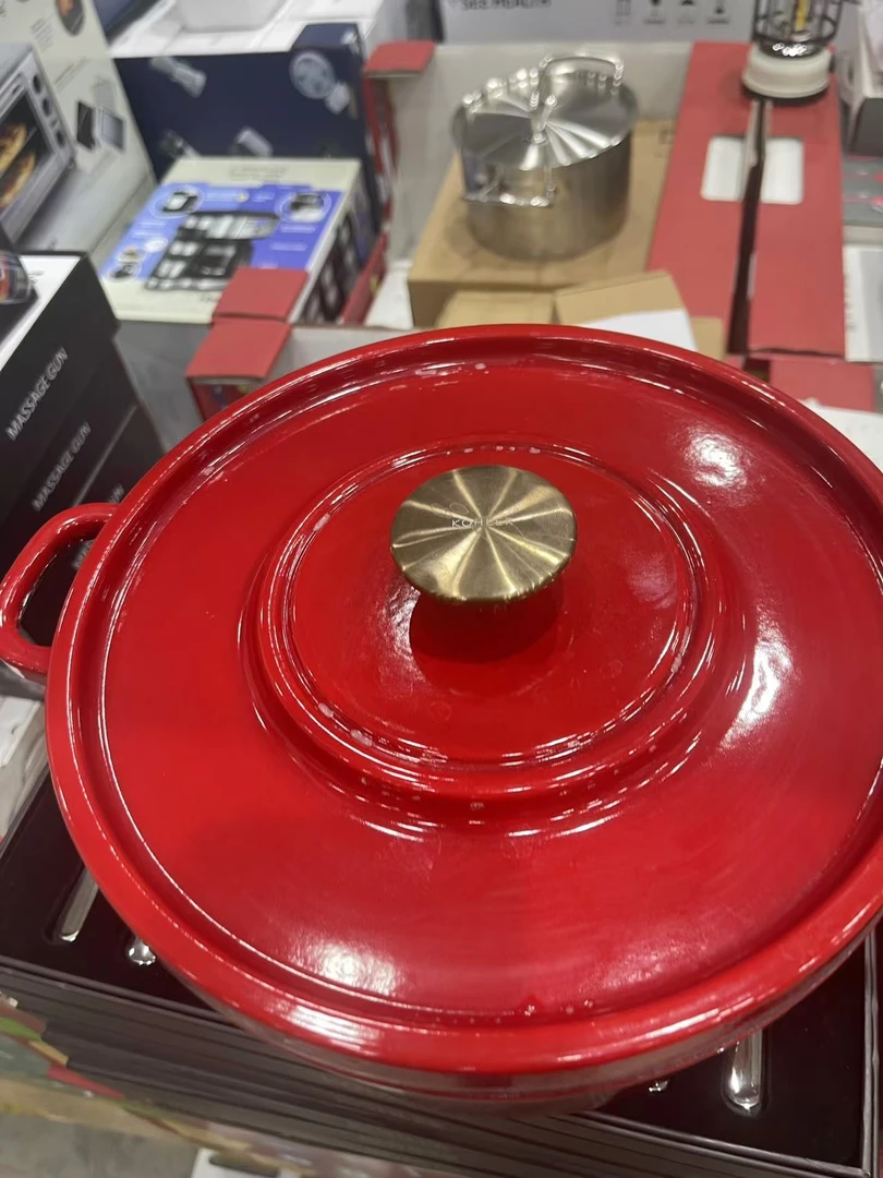 珐琅精铁锅家用炖锅炖盅砂锅汤锅焖烧锅不粘锅电磁炉煮锅