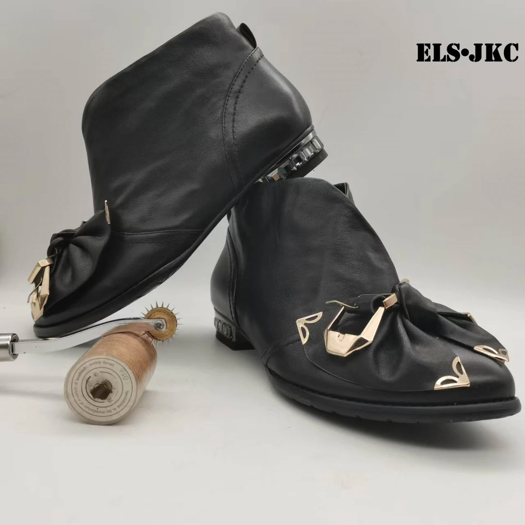 ELS•JKC品牌，女款俄款摩登靴