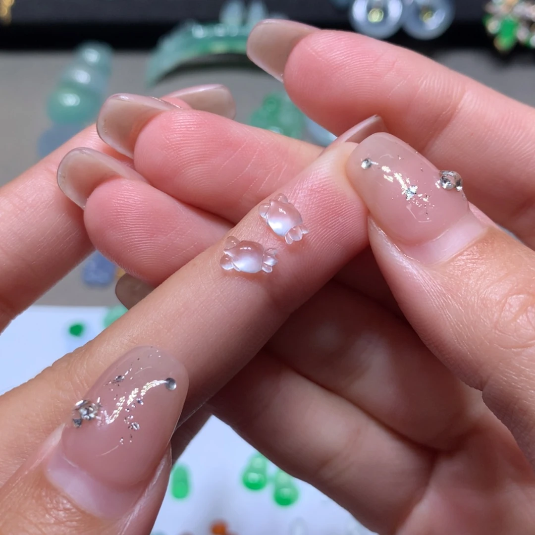 【闪购商品】翡翠颈饰未镶嵌金鱼×2佳