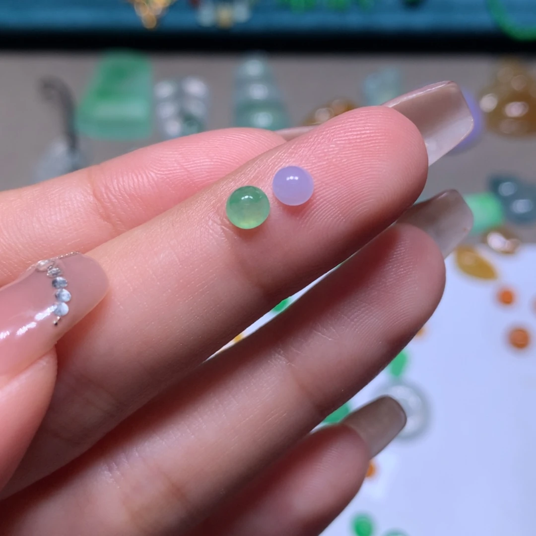 【闪购商品】翡翠颈饰未镶嵌蛋面×2佳