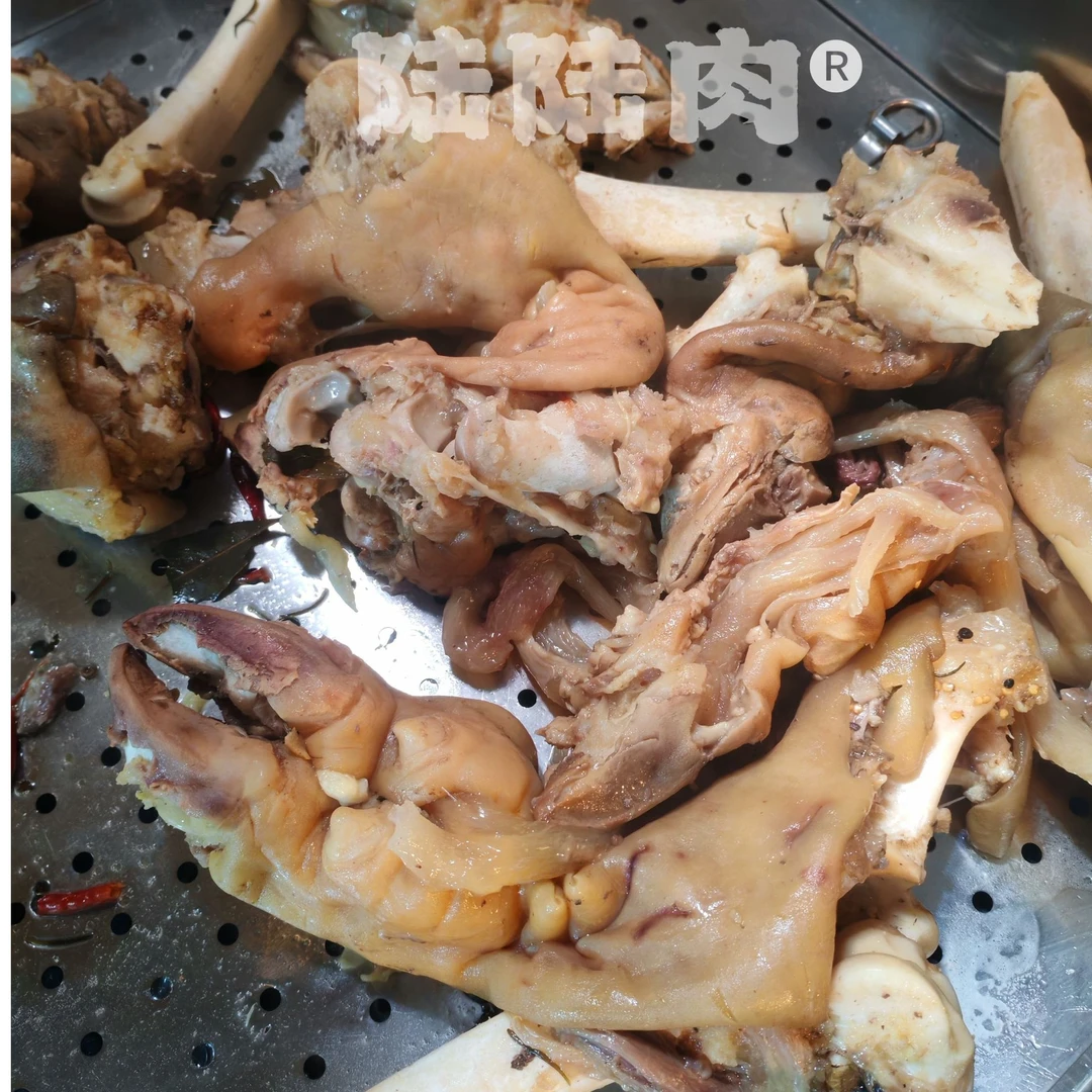 现卤现卖五香牛蹄 筋道有嚼劲 开袋即食