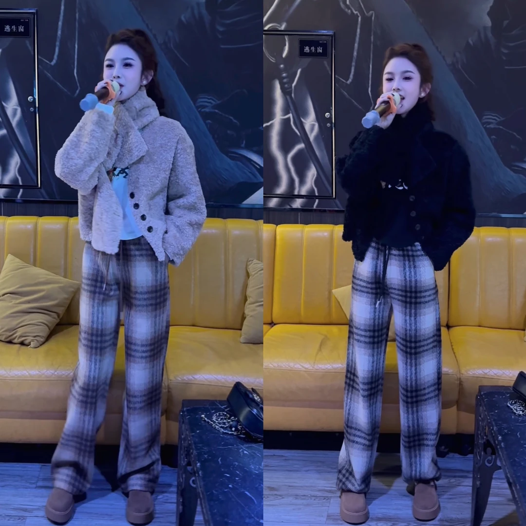 冬季青春减龄暖乎乎仿颗粒感宽松休闲外套