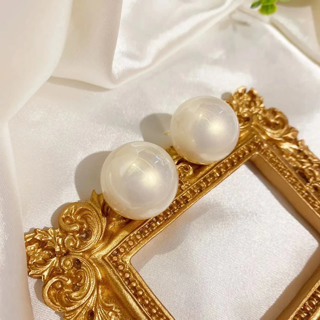 铜合金耳饰 【圆梦】气质轻奢时尚百搭简约优雅温柔精致-514