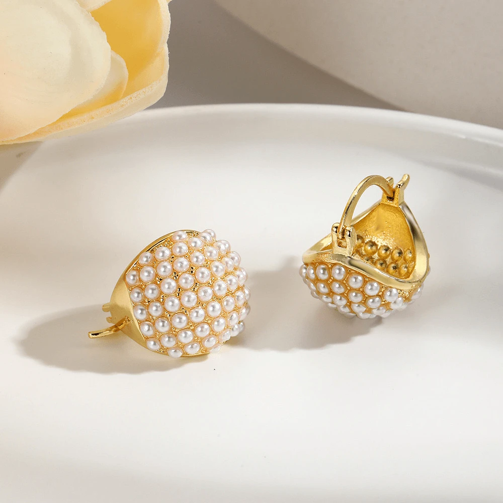 铜合金耳饰 【韶华】高奢气质时尚精致优雅经典设计款-595