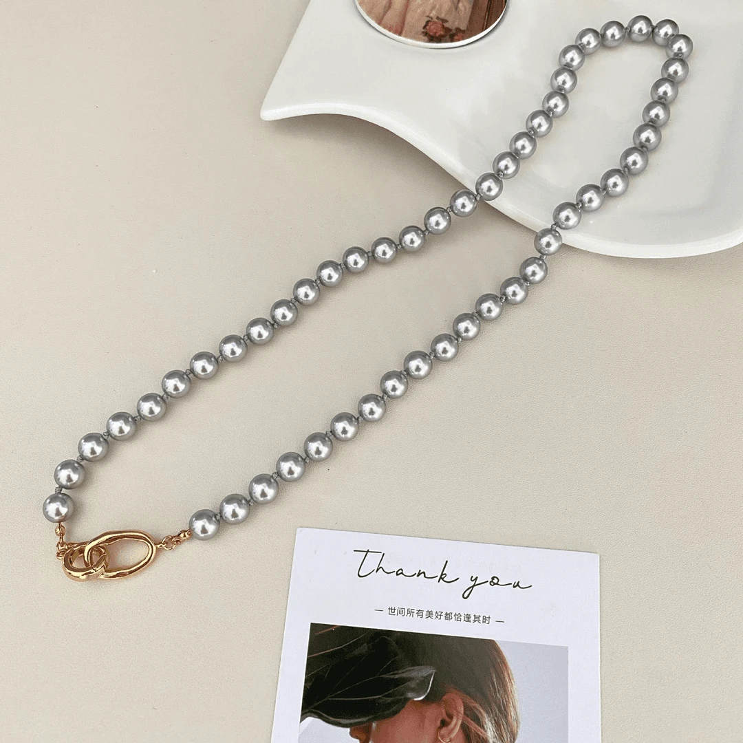 铜合金仿珍珠吊坠 【钢琴曲】气质时尚百搭简约经典优雅-558