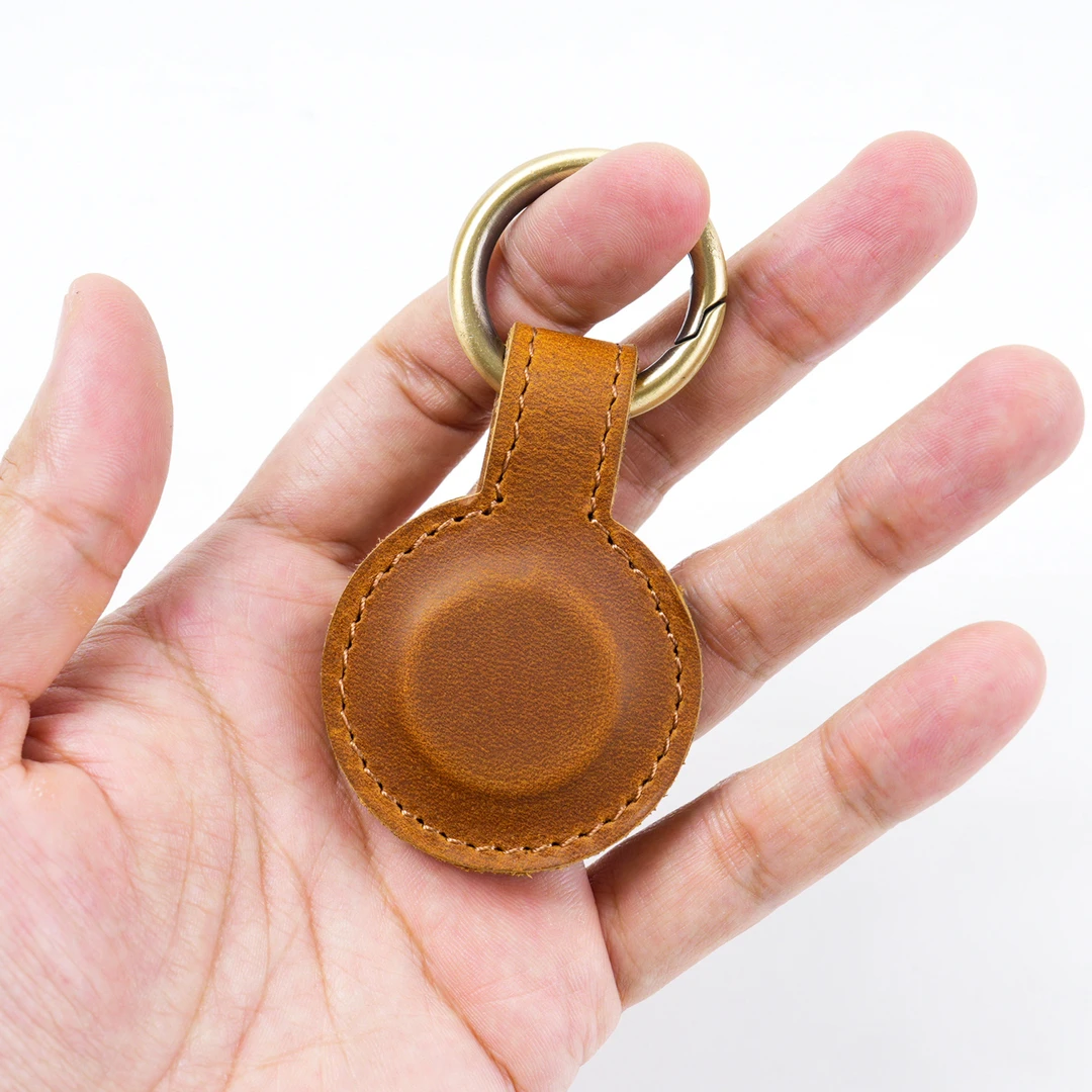 现货头层牛皮磁吸书签夹帽夹多功能便携收纳夹外出旅行背包磁力扣