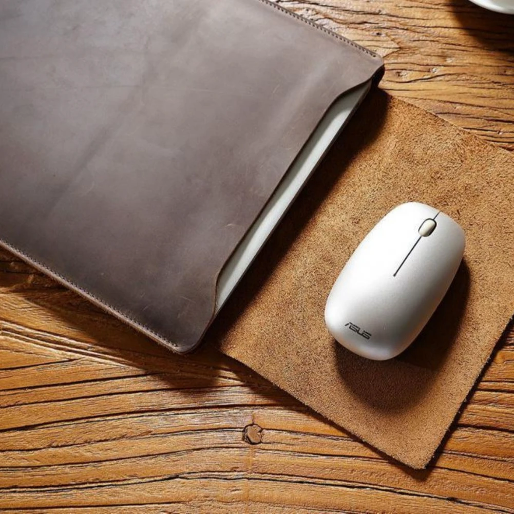 复古真皮电脑包头层牛皮笔记本内胆包适用于苹果华为12寸13寸14寸