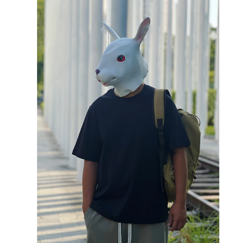 男士短袖t恤2024新款夏季纯色男款上衣秋季宽松潮牌男装体恤打底