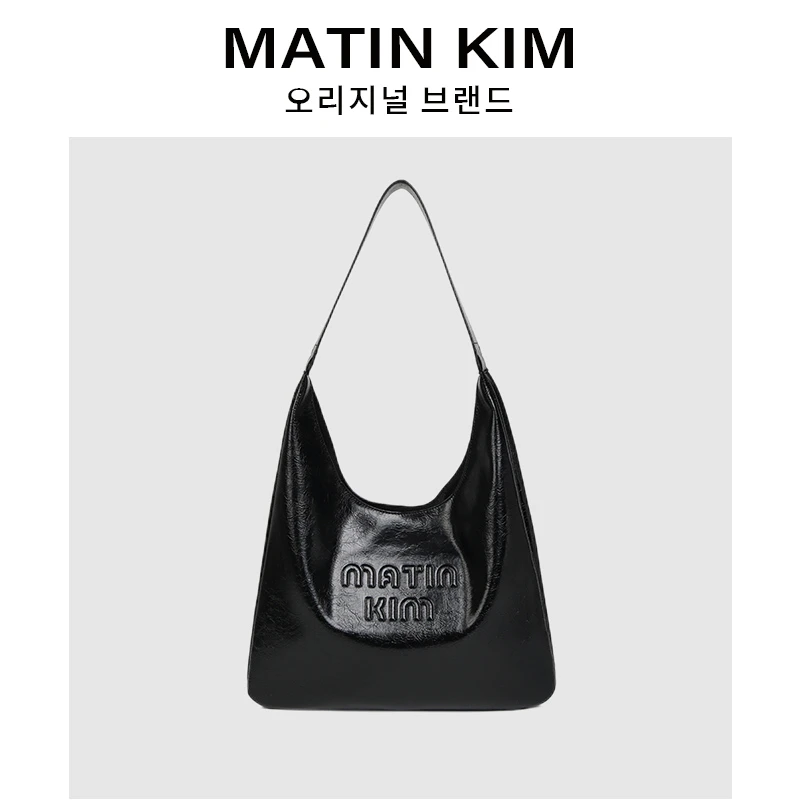 MATIN  KIM手提时尚冬日时髦好物女士大容量百搭通勤单肩手提包包