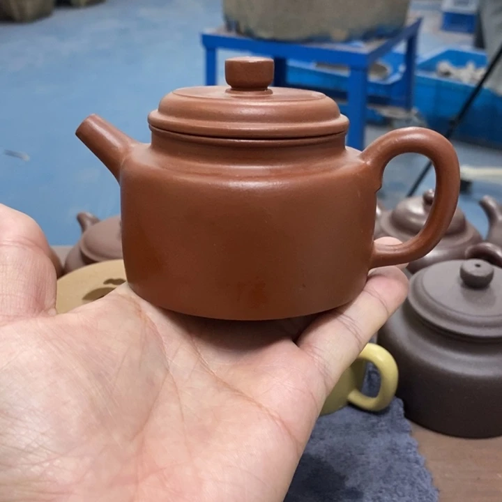 紫砂茶壶宜兴紫砂朱泥