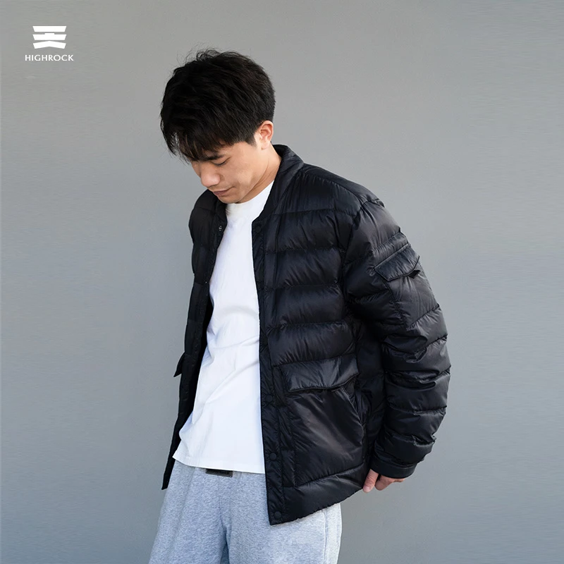 HIGHROCK/天石（天石30周年）男款鹅绒服轻薄羽绒外套V076户外