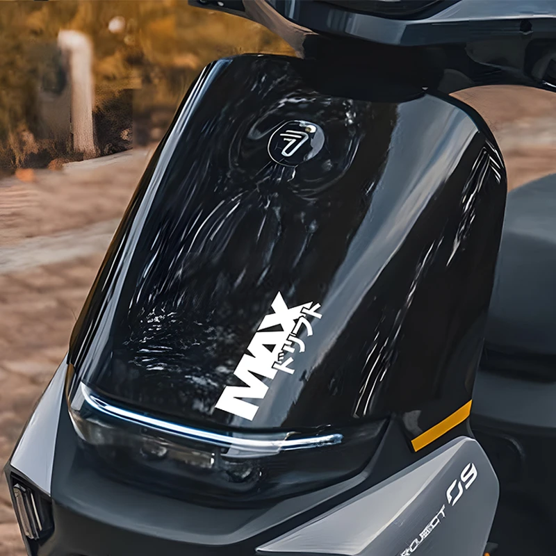 适合九号MMAX90 110p 创意字母贴纸车型前脸车贴电动车装饰拉花