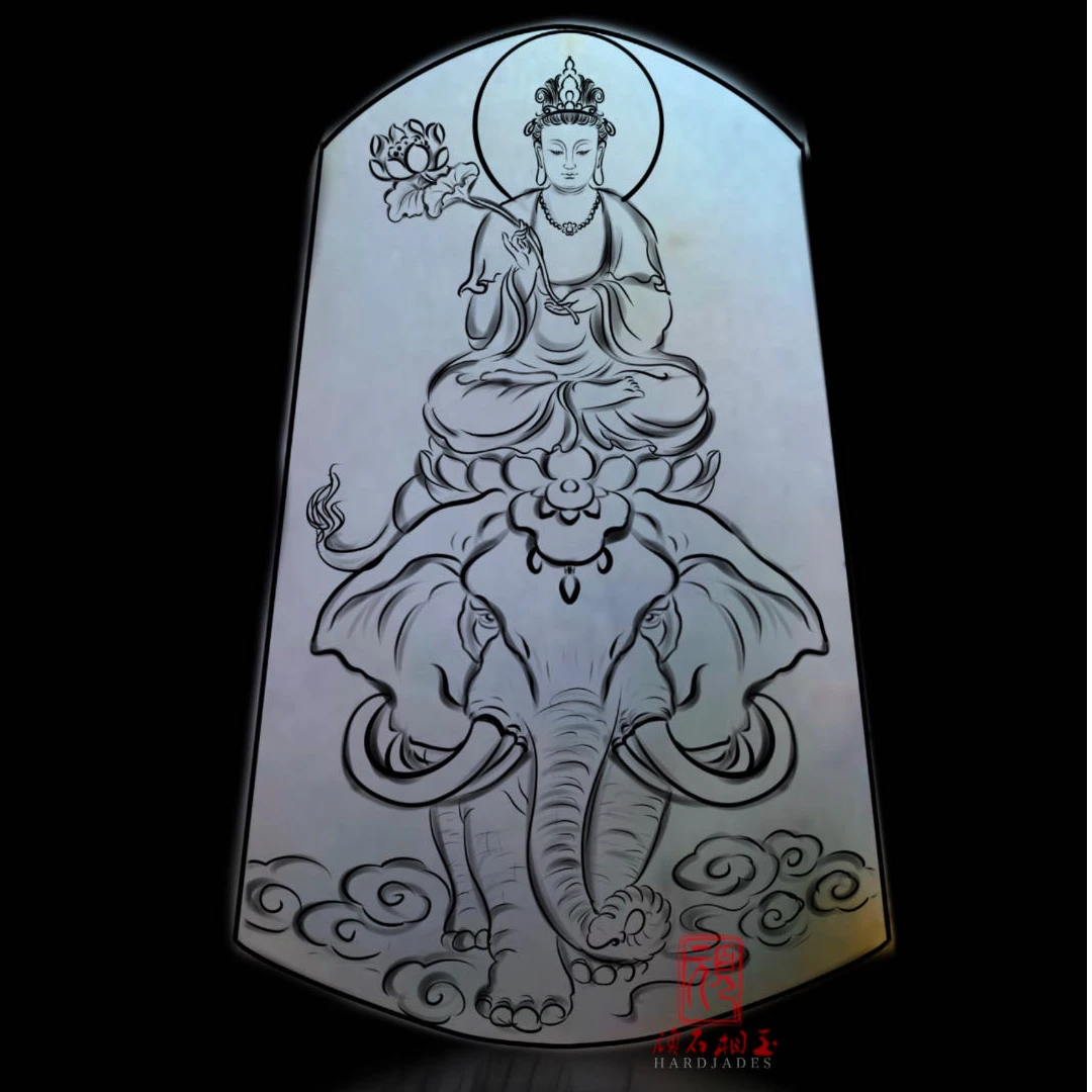 天然翡翠包工包料私人定制人物系列