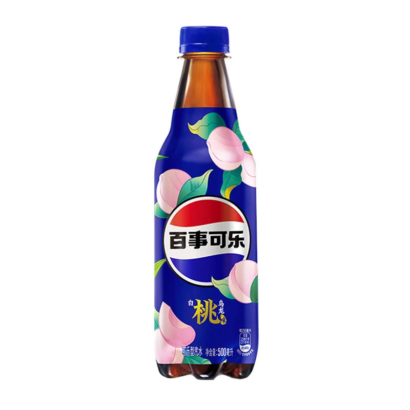 百事可乐白桃乌龙口味500ml