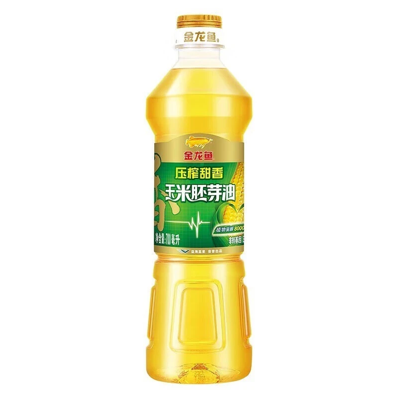 金龙鱼植物甾醇压榨甜香玉米胚芽油700ml