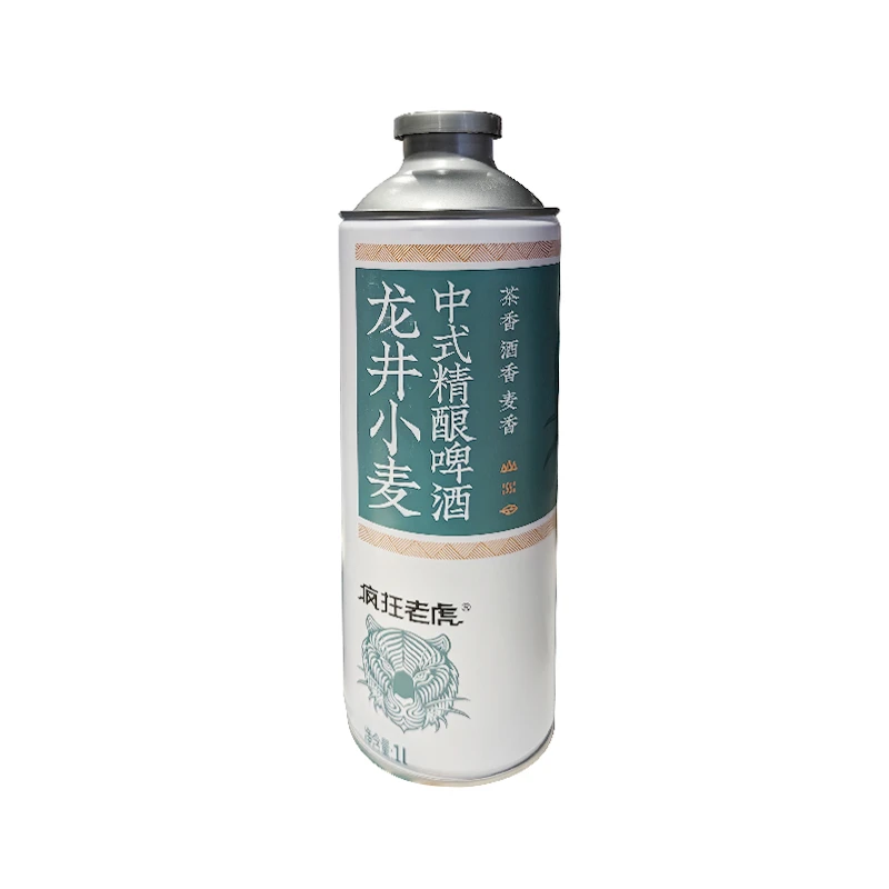疯狂老虎龙井小麦中式精酿啤酒1L