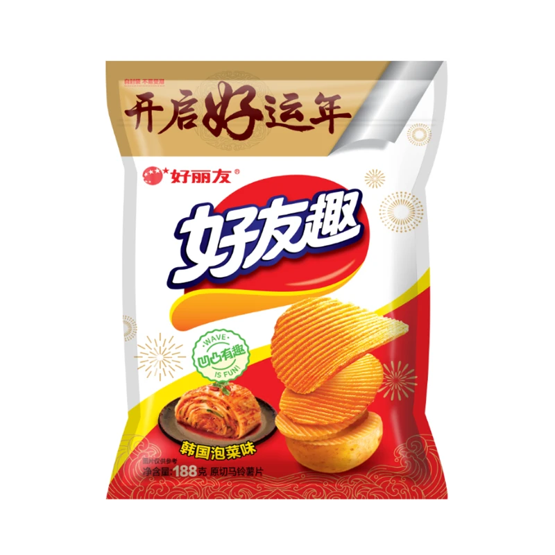 好丽友好友趣自封袋泡菜味188g