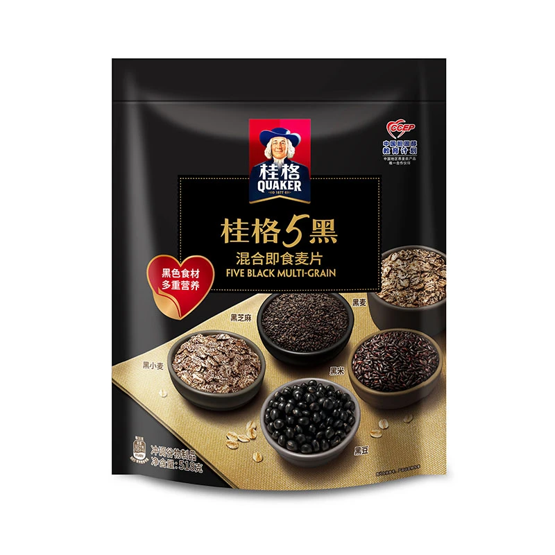 桂格5黑混合即食麦片518g