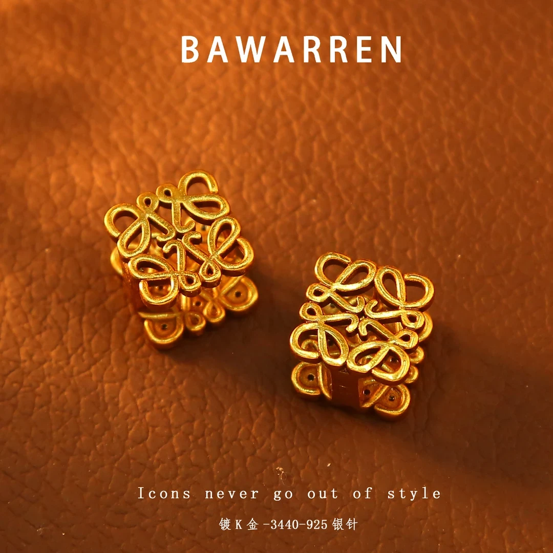 铜合金耳饰 3440-精致耳环小众欧美优雅