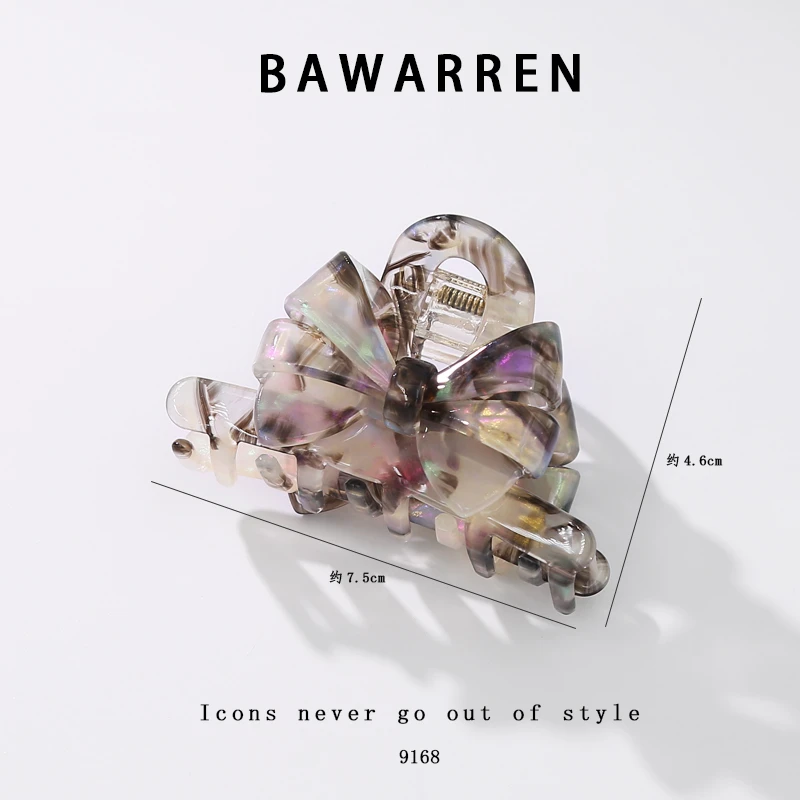 Bawarren9168-醋酸发卡发饰韩版顶夹刘海夹