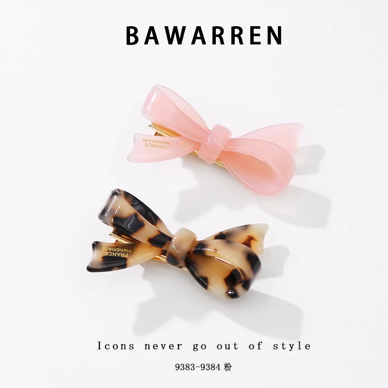 Bawarren9383-气质刘海侧边夹发夹网红