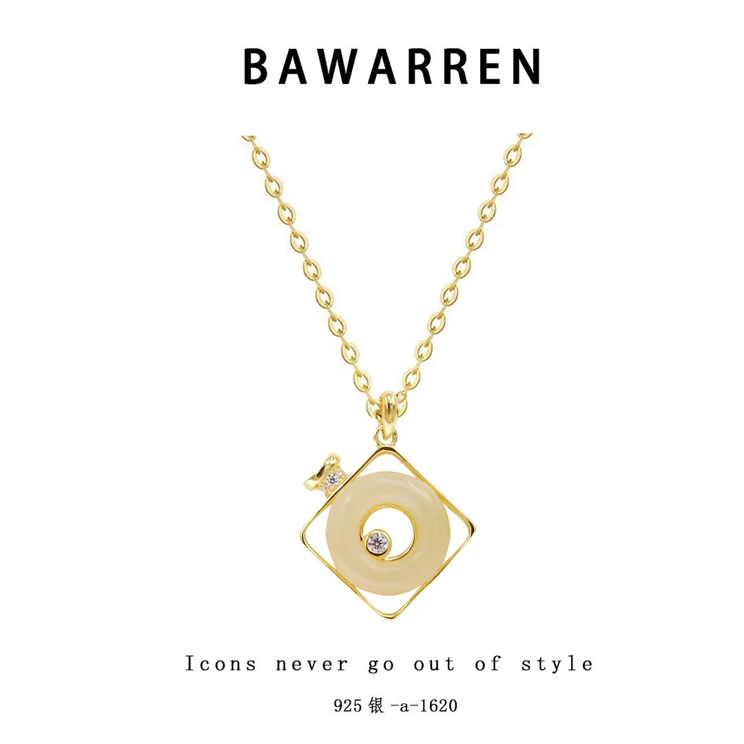 坠链均925银 精工CNC A-1620-轻奢时尚百搭项链