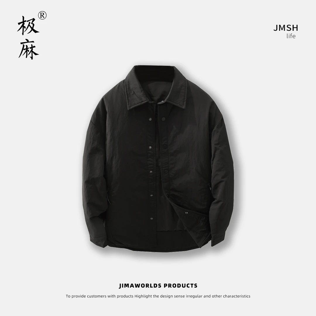 男士羽绒服时尚休闲百搭潮流保暖冬季翻领外套