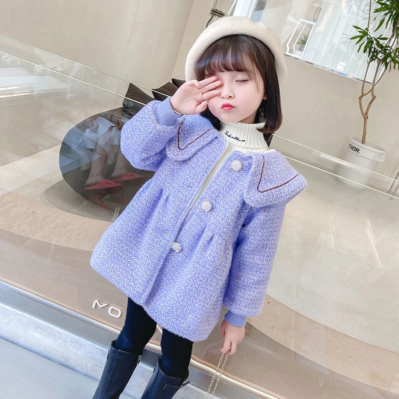 儿童女宝宝冬装外套2025新款中小童洋气女童秋冬外穿上衣潮